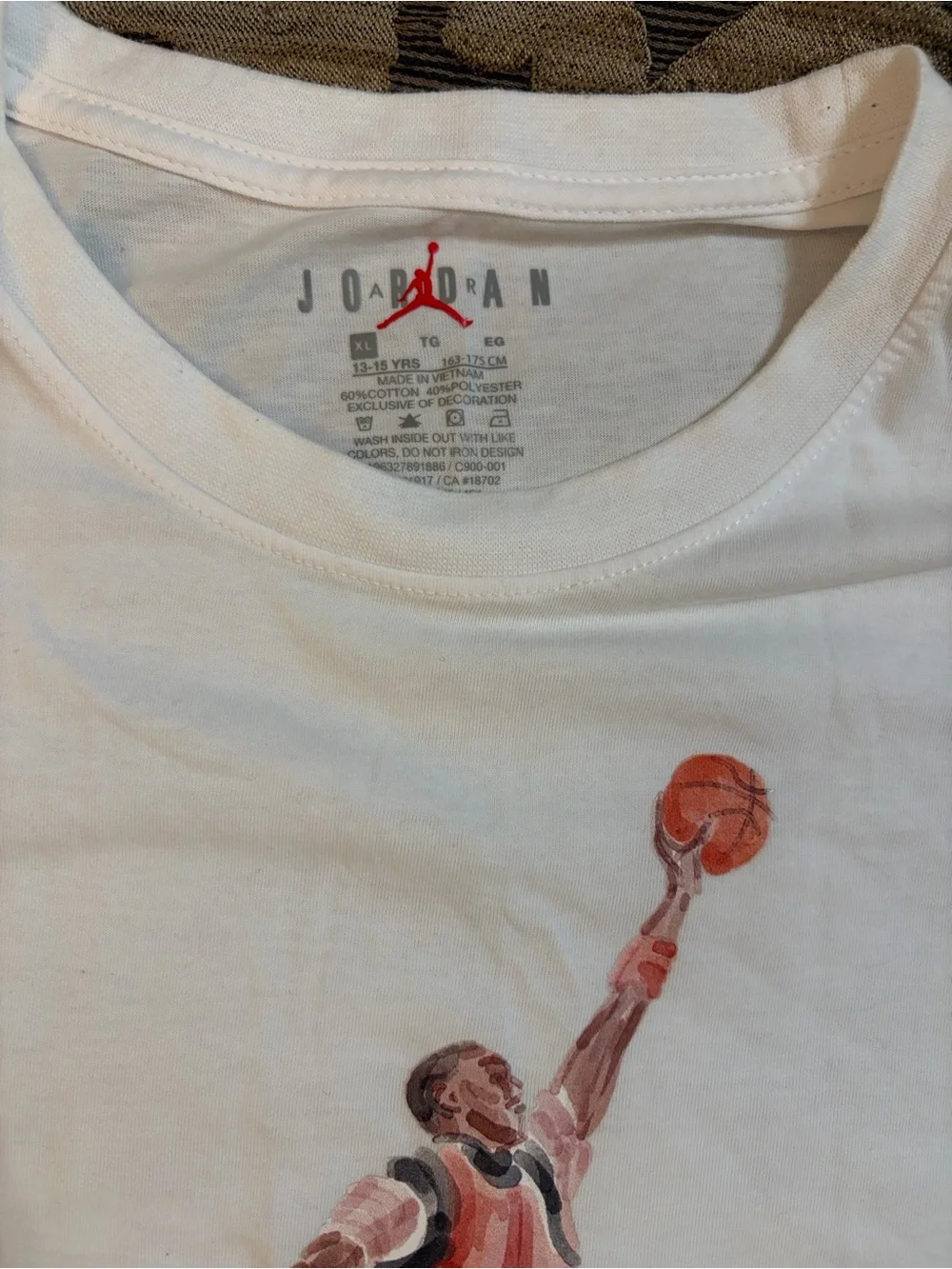 Jordan White Jumpman T-Shirt & Black Jordan Shorts Set